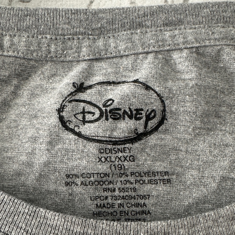 Disney Gray Tee with Mickey Mouse Love Design - Picture 2 of 5